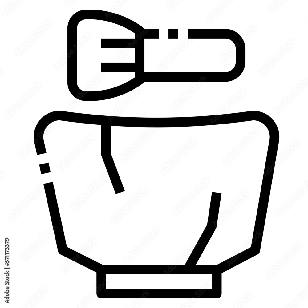 Green tea ceremony equipment. Outline icon. Food and drink vector element Green tea ceremony equipment. Outline icon. Food and drink vector element