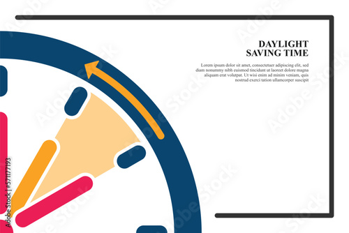 Daylight Saving Time background.
