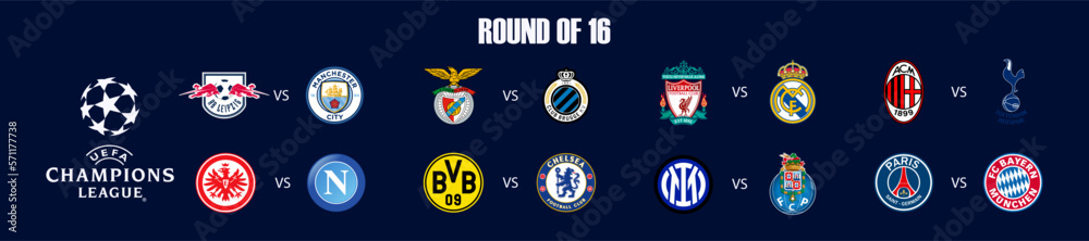 Round of 16 draw, UEFA Champions League 2022/2023