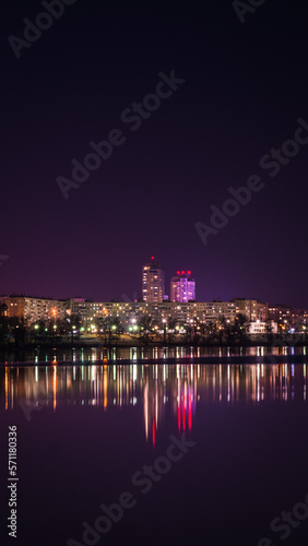 night view of the city