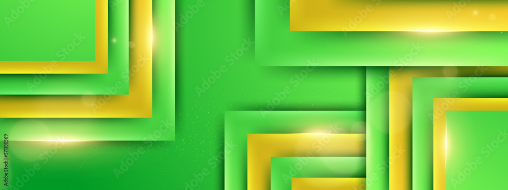 Modern geometrical green abstract background - circles. Business or technology presentation design template, brochure or flyer pattern, or geometric web banner Modern geometrical green abstract background - circles. Business or technology presentation design template, brochure or flyer pattern, or geometric web banner