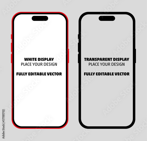 Modernes Smartphone Vektor Vorlage