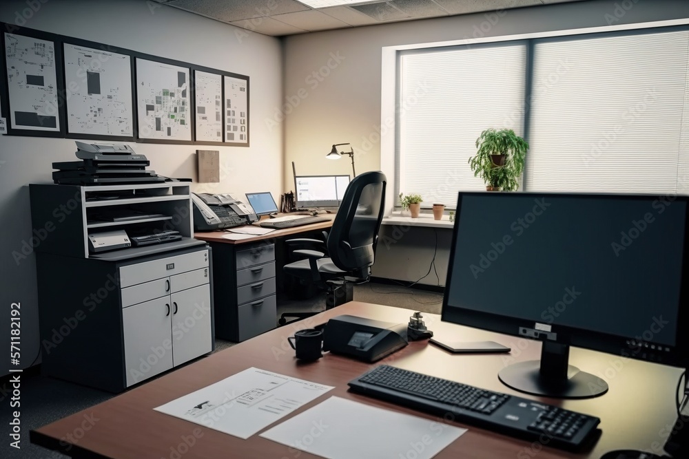 Working Environment Inside an Office Copy Room Working Environment Inside an Office Copy Room