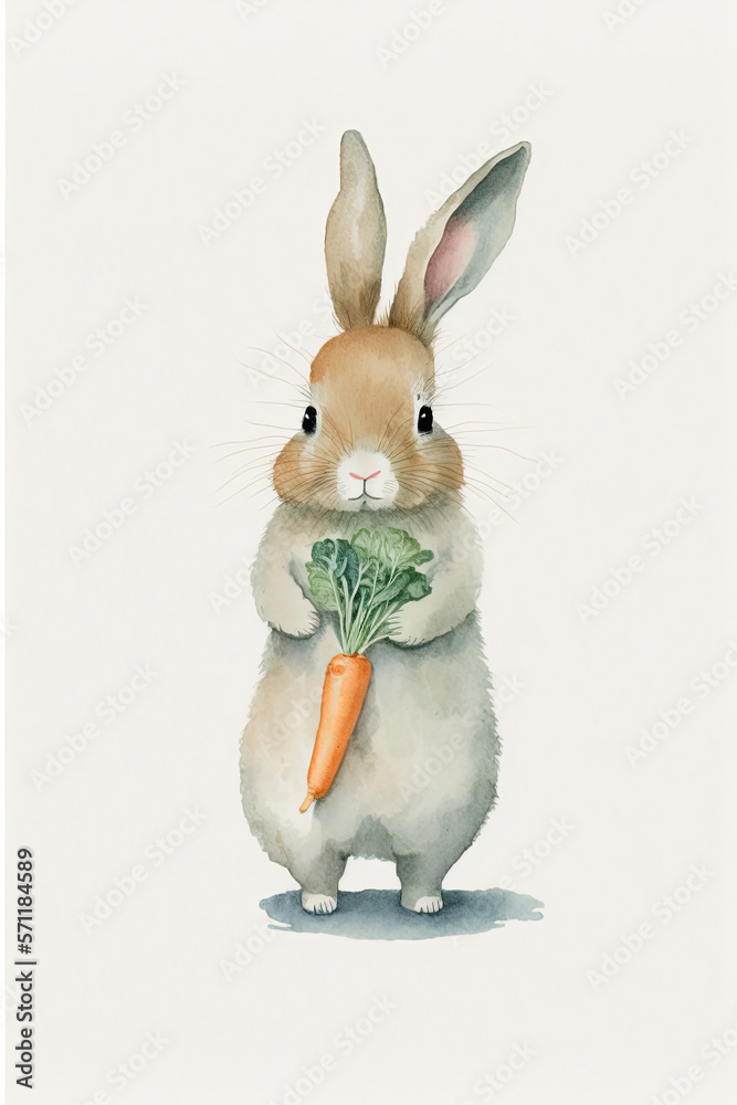 Fototapeta premium Easter Bunny, Generative AI