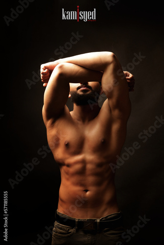 muscular male body