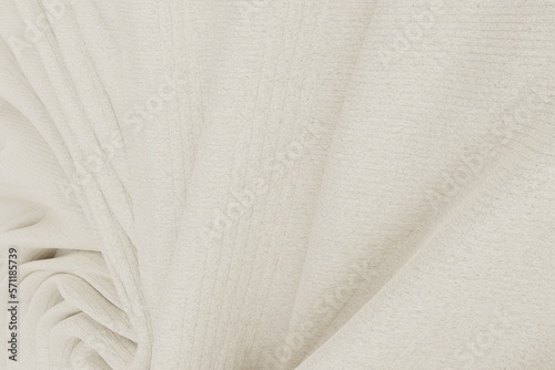 close up of white fabric