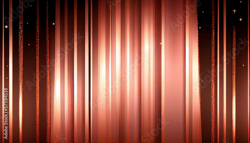 Abstract rose gold curtain luxury background/ wallpaper/ backdrop
