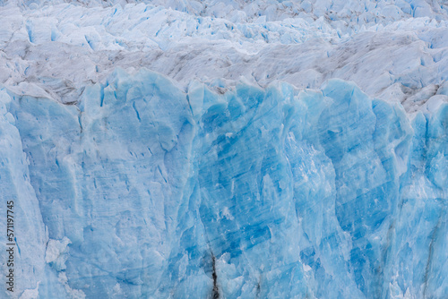 Close-up of the famous glacier and natural sight Perito Moreno in Patagonia, Argentina, South America 