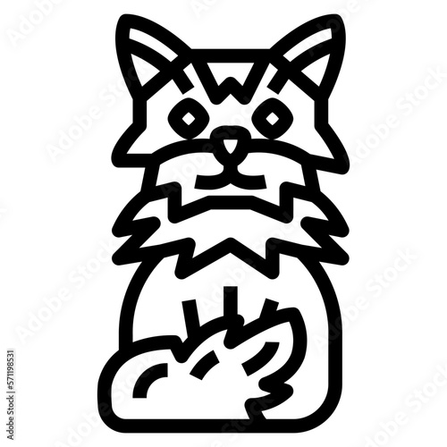 Siberian Cat icon style