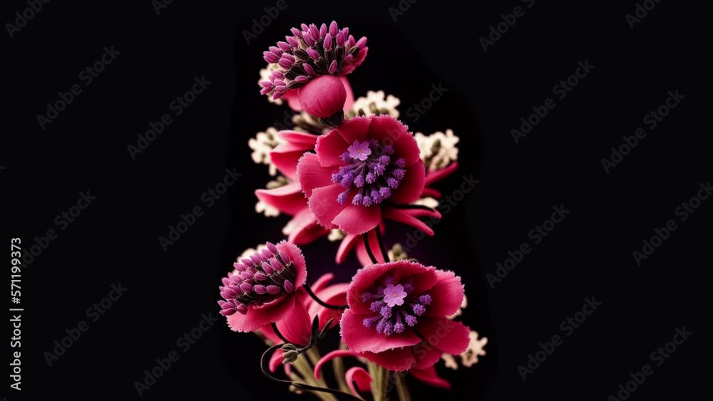 Interpolación de la floración de flores del mundo 