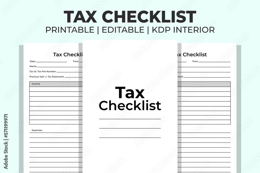 Tax Checklist KDP Interior Tax Checklist KDP Interior