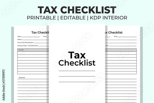 Tax Checklist KDP Interior