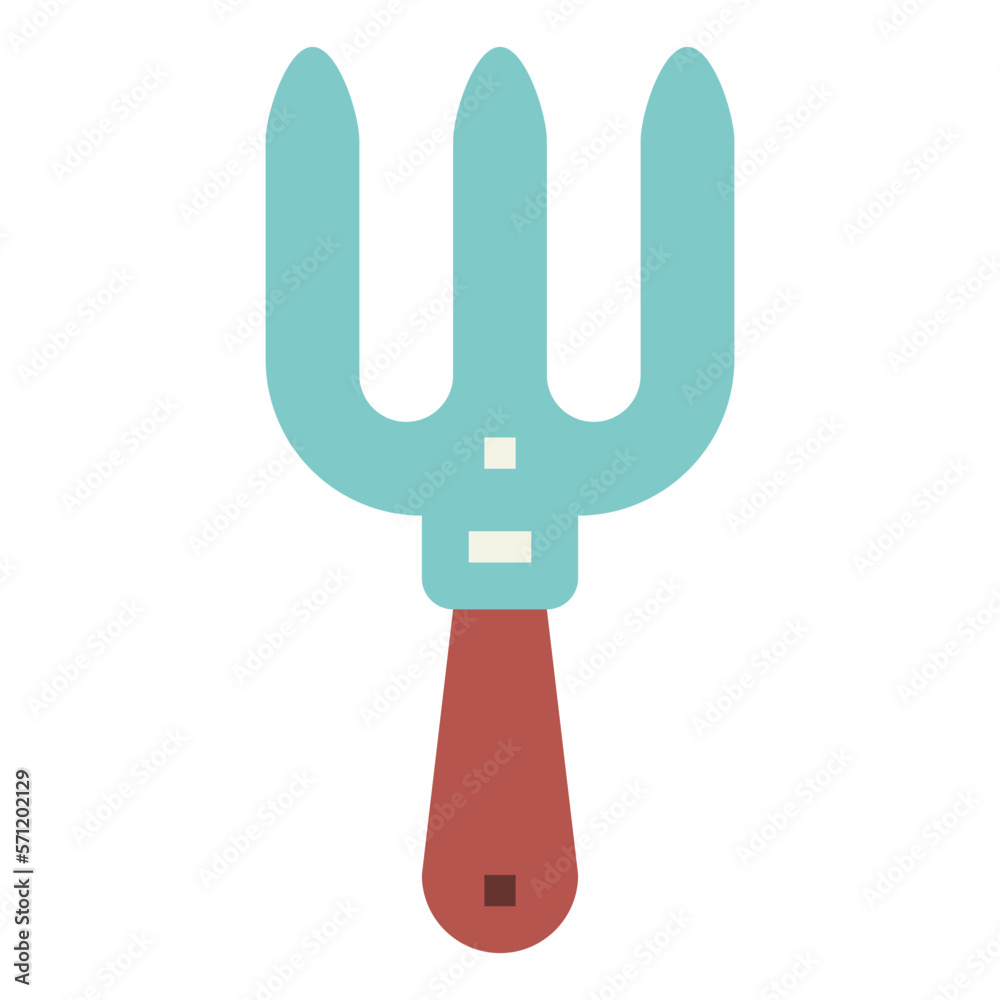 hand fork flat icon style hand fork flat icon style