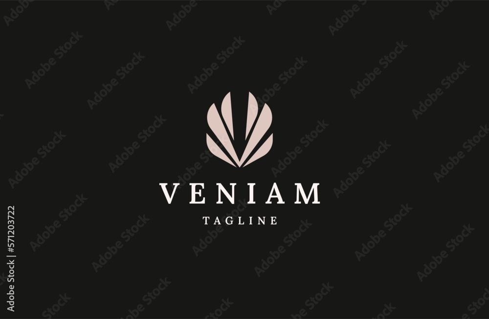 Letter V initial logo design template flat vector Letter V initial logo design template flat vector