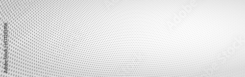3D abstract monochrome background with dots pattern vector design  technology theme  dimensional dotted flow in perspective  big data  nanotechnology.