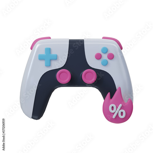Game Controller Hot Discount 3D Icon