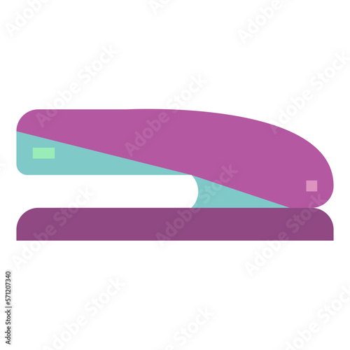 stapler flat icon style
