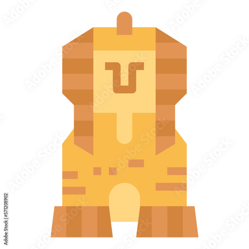 sphinx flat icon style