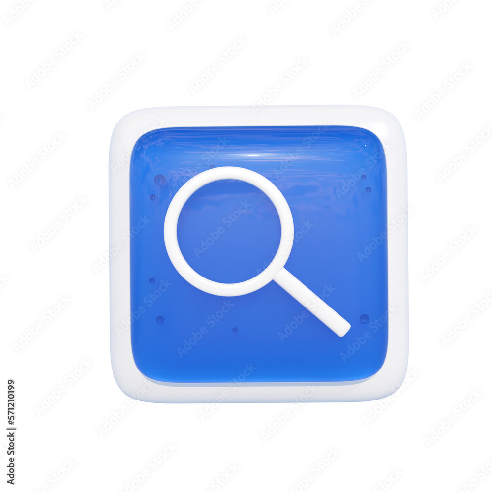 Search Smartphone Icon Fitur isolated on transparent background 3d Illustration Search Smartphone Icon Fitur isolated on transparent background 3d Illustration