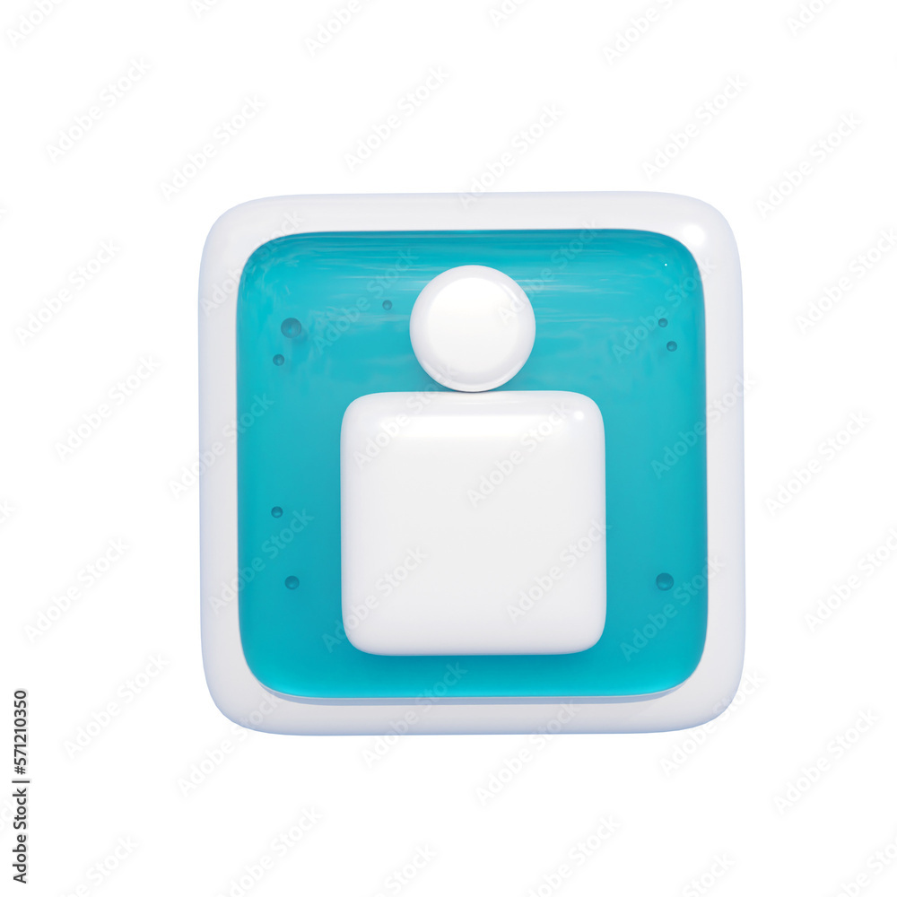 Contact Smartphone Icon Fitur isolated on transparent background 3d Illustration Contact Smartphone Icon Fitur isolated on transparent background 3d Illustration