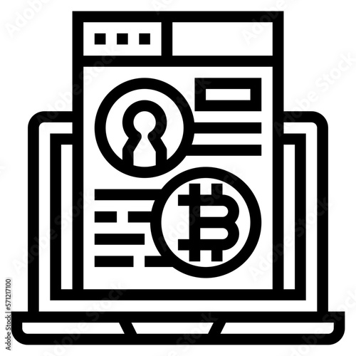 Transaction line icon style