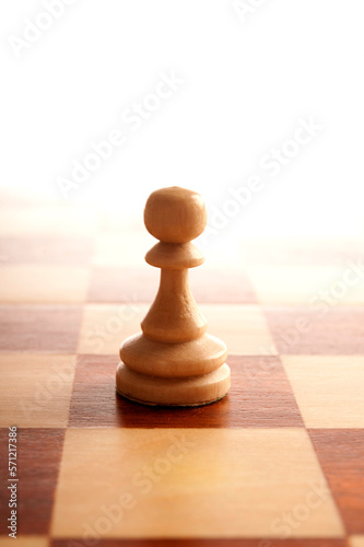 chess piece of the Pawn on the chessboard