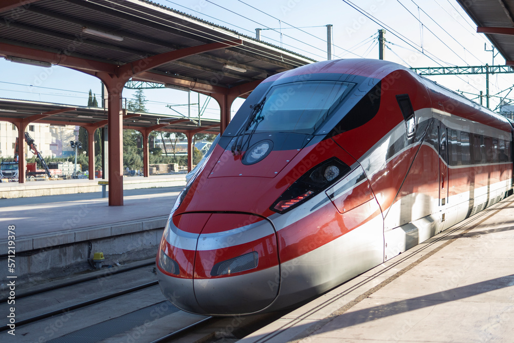 Fototapeta premium Tren en la estación