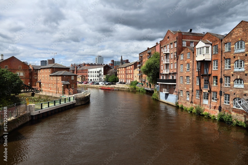 Fototapeta premium The Calls architecture in Leeds, UK