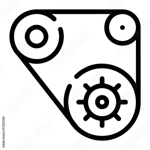 conveyor belt line icon