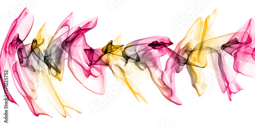 colorful lines and white background