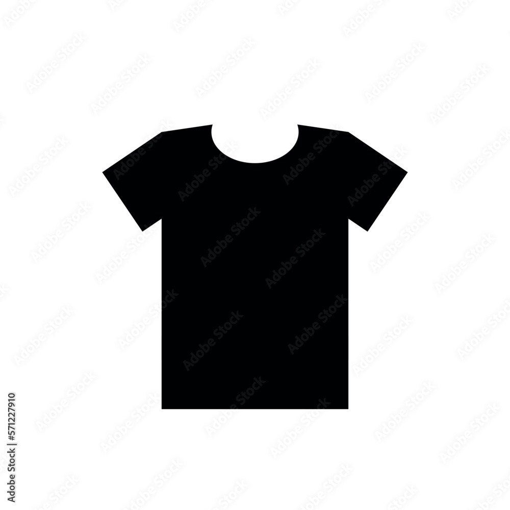 T-shirt icon on white. T-shirt icon on white.