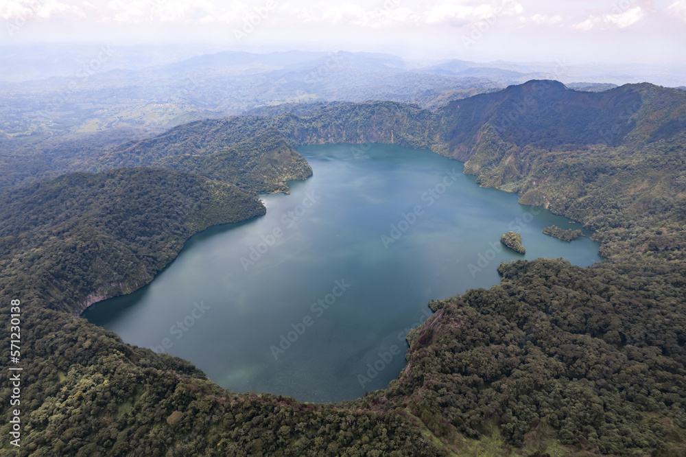 Fototapeta premium Ngosi Crater lake, Mbeya, Tanzania, Africa