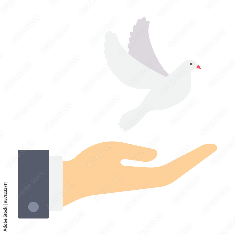 Fototapeta premium charitybird and animal