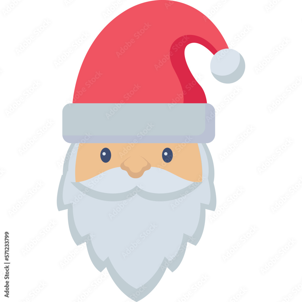 christmassanta claus and face
