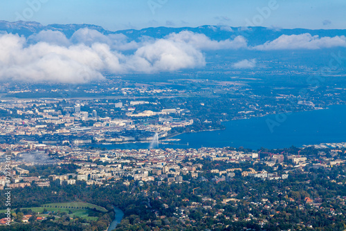 aerial view of Geneva