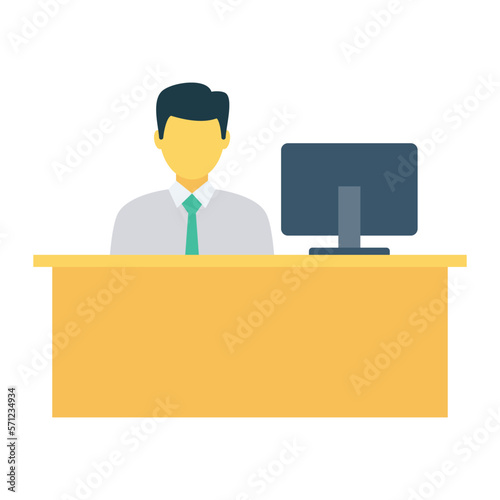e-commerce reception and receptionist
