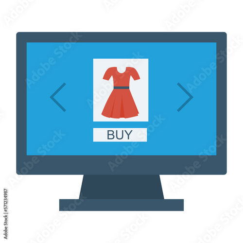 e-commerce shopping and dress