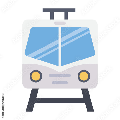 eco transport electric train and metro