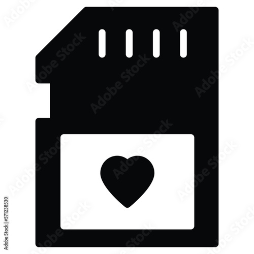 wedding memory card and flash card