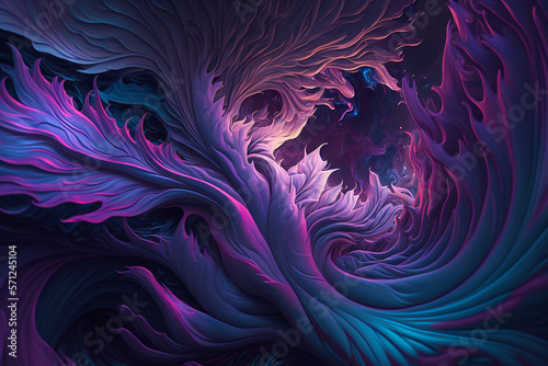 Galaxy nebula deep space background art