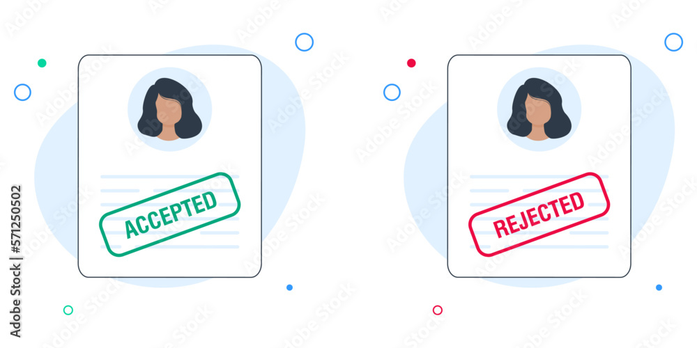 Φωτογραφία A woman was accepted, refused a job