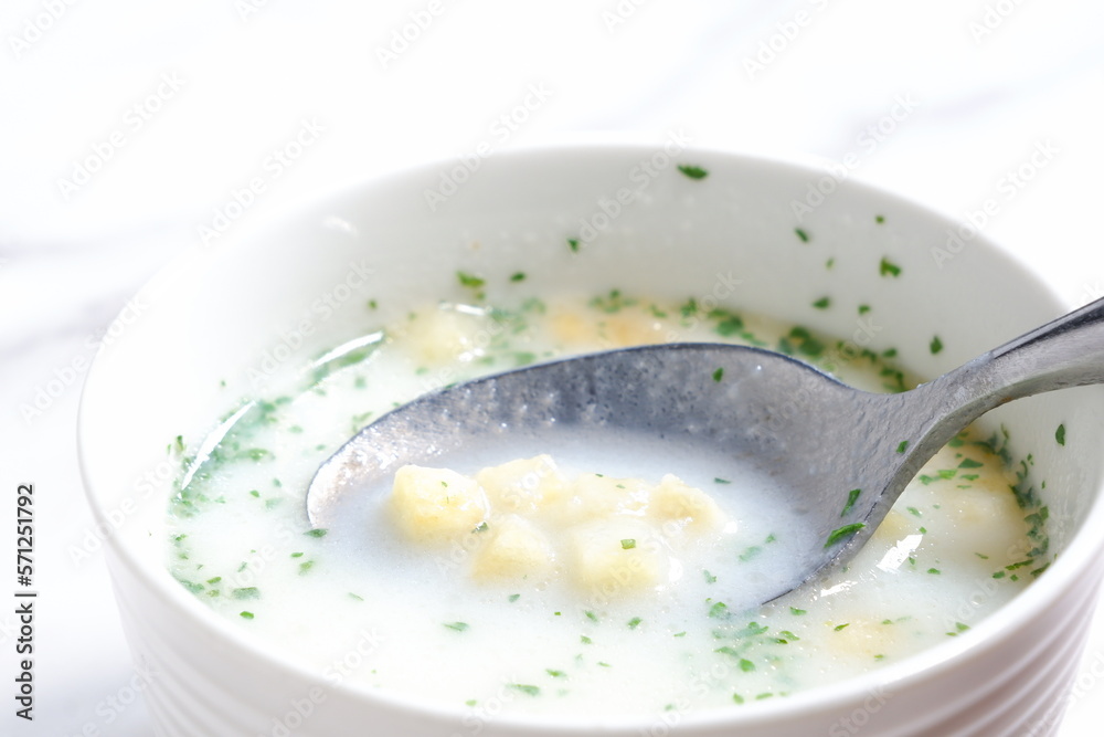 じゃがいもと野菜のポタージュ