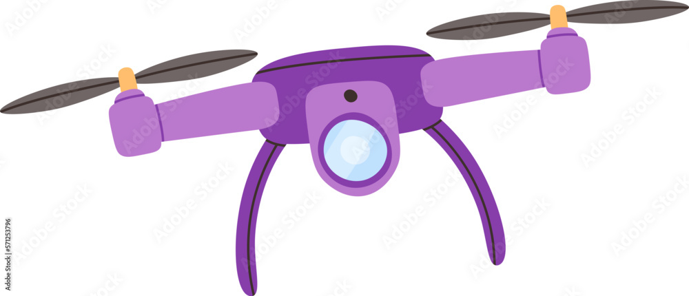 Wireless drone control flat icon Delivery service Modern technology Wireless drone control flat icon Delivery service Modern technology