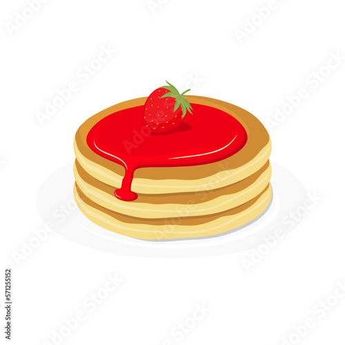 Pancake Illustration