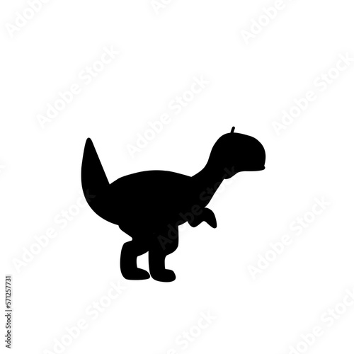 silhouette dinosaur