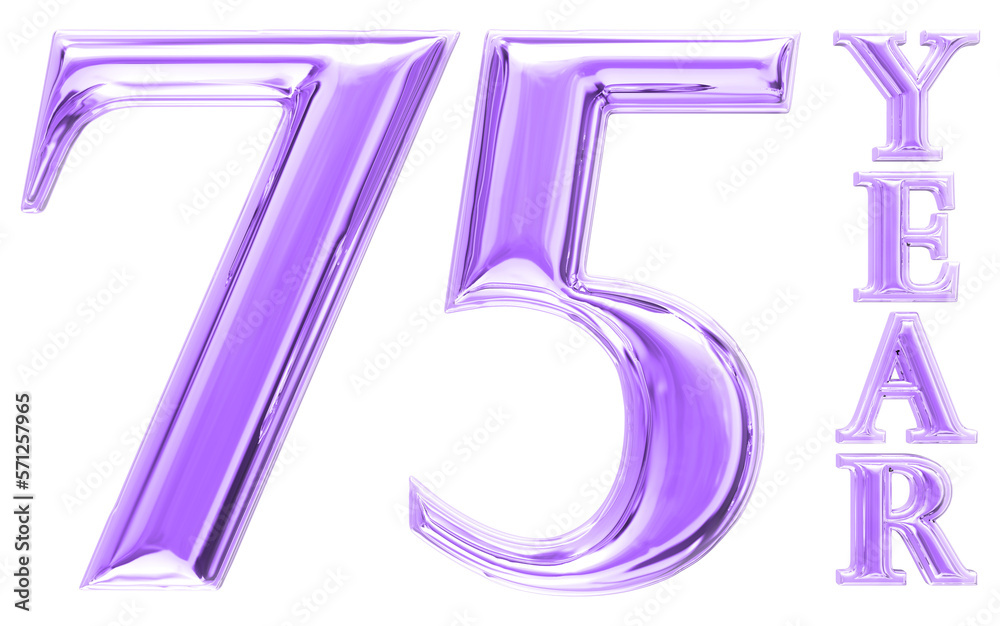Happy Anniversary Number 3D Render Happy Anniversary Number 3D Render
