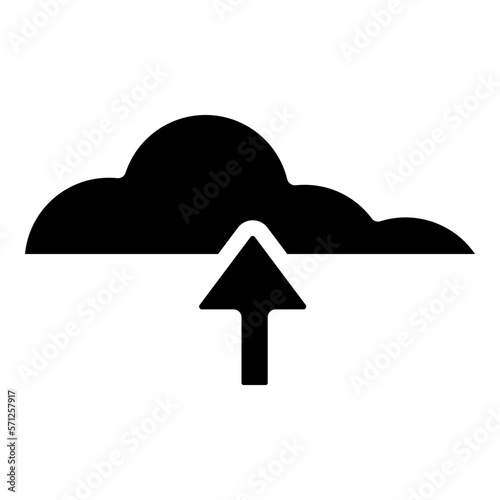 upload data to cloud storage server icon