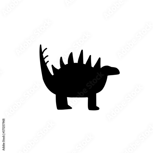 silhouette dinosaur