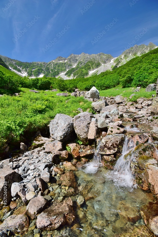 北アルプス 涸沢 夏景色 北アルプス 涸沢 夏景色