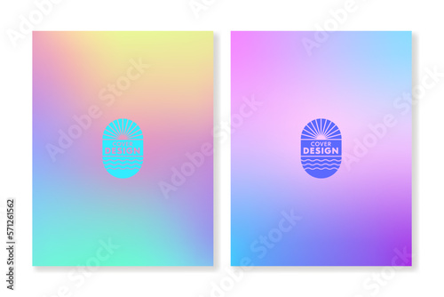 Set of gradient backgrounds of bright saturated colors. For covers, wallpapers. branding, social media and other projects. For web and print. Just add your text.